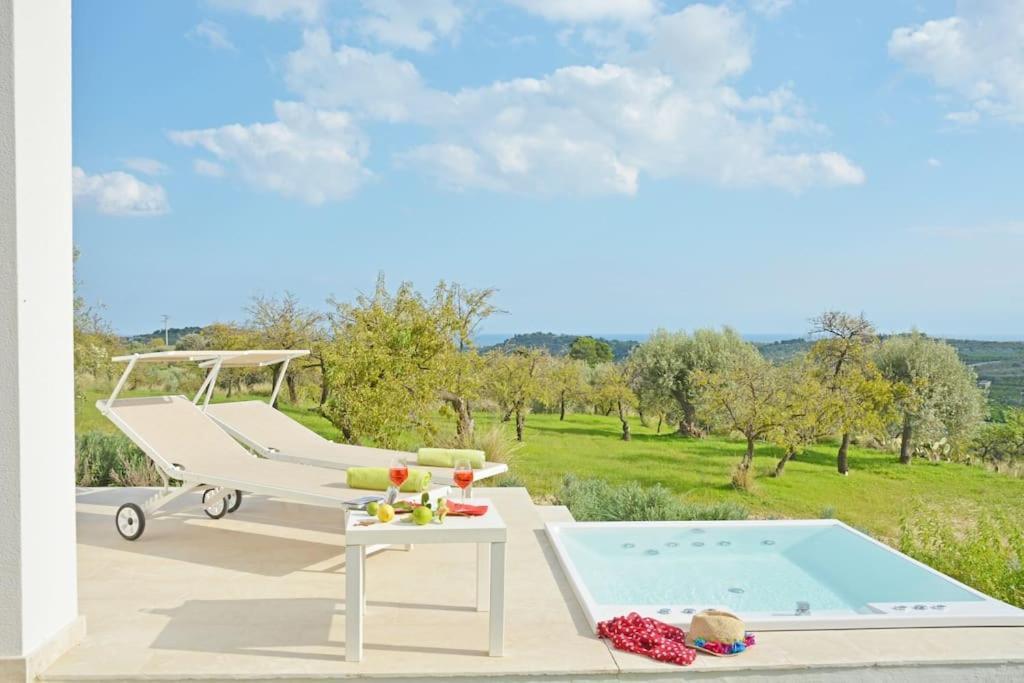 Villa Pettegola Tenuta Il Cavaliere Di Italia Noto- Vista Mare Mini Piscina Idromassaggio Bagian luar foto